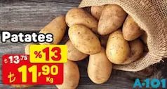 PATATES KG fiyat ve kampanya bilgisi
